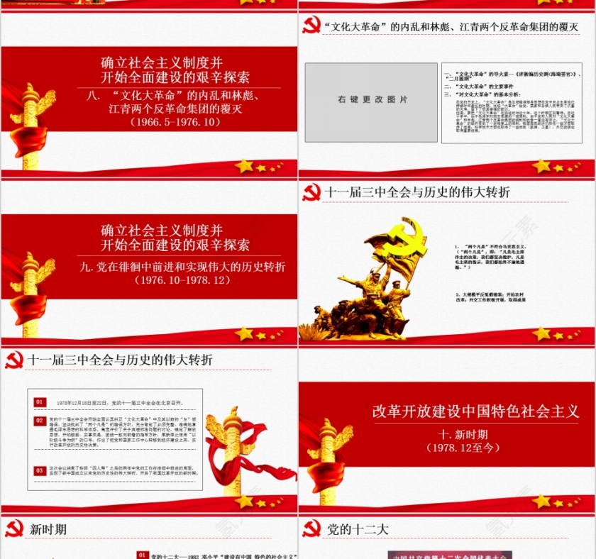 光辉的历程伟大的成就详细解读中国共产党党史PPT第16张