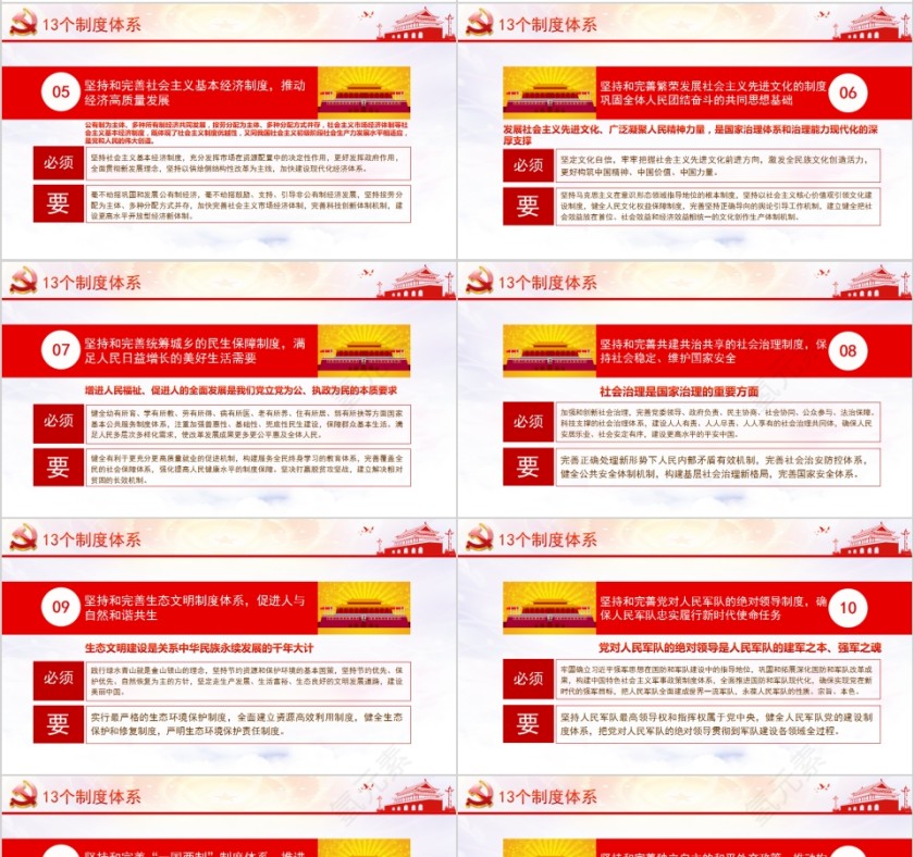 十九届四中全会会议公报PPT第4张