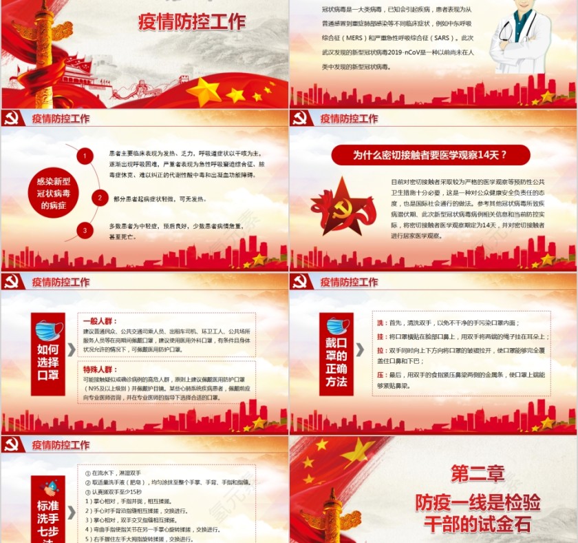 疫情防控狙击战一线是干部的“试金石”PPT第2张