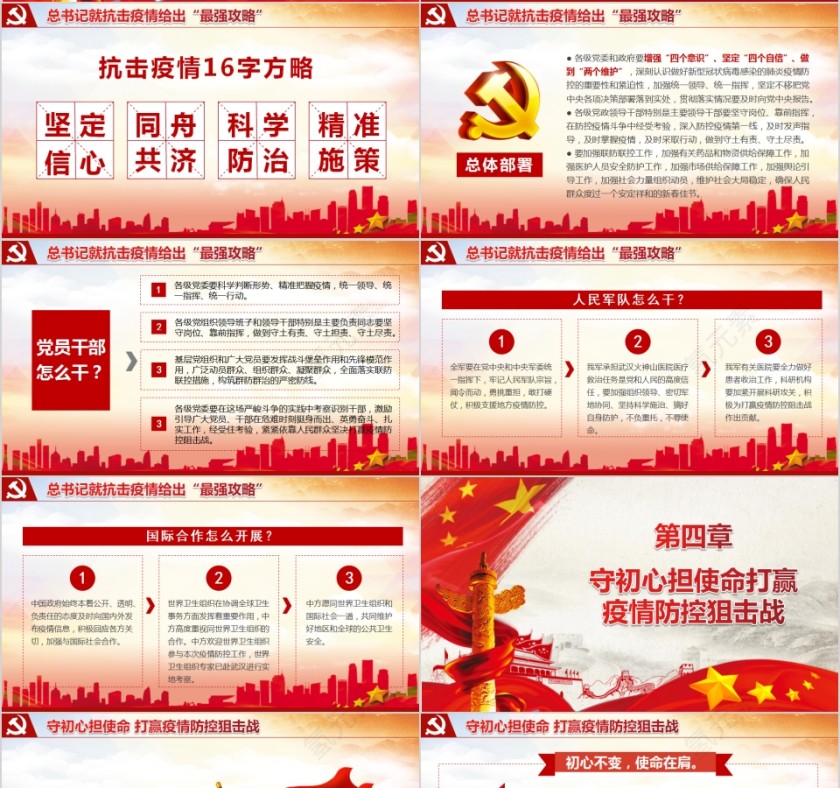 疫情防控狙击战一线是干部的“试金石”PPT第4张