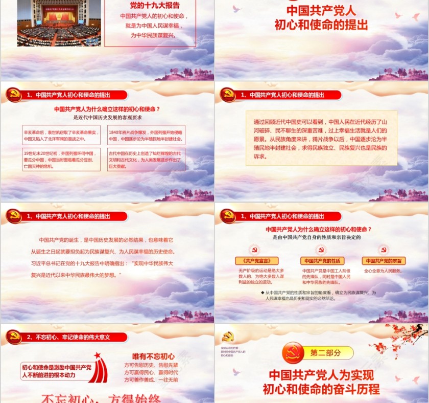 民族复兴中国梦深刻认识和把握新时代中国共产党人的初心和使命第2张