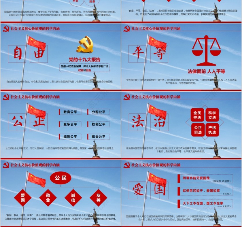 社会主义核心价值观PPT第3张