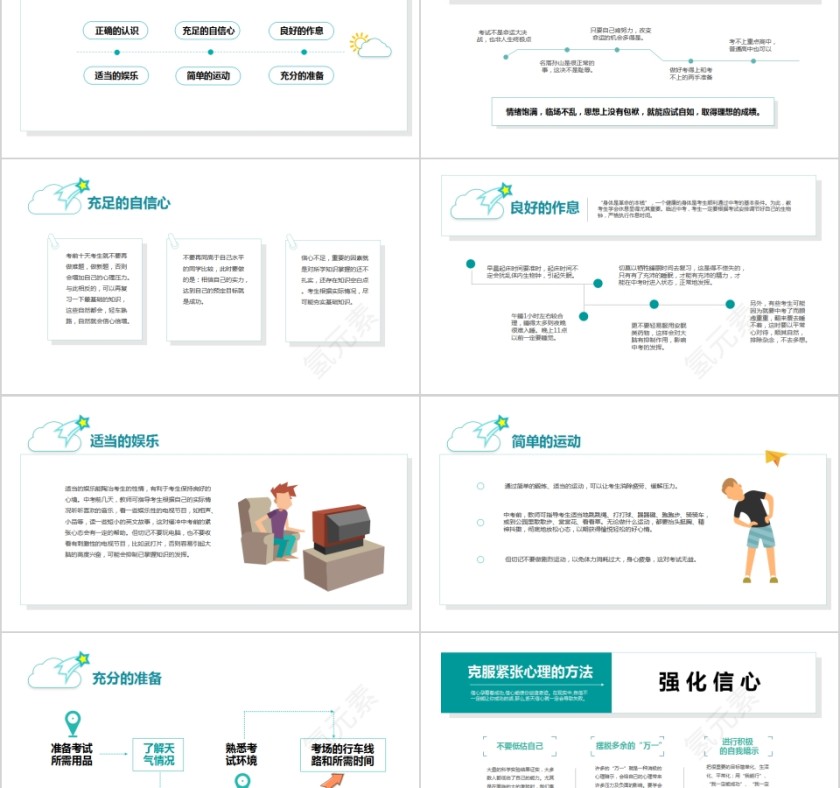 简约中高考前心理辅导及对策PPT第2张