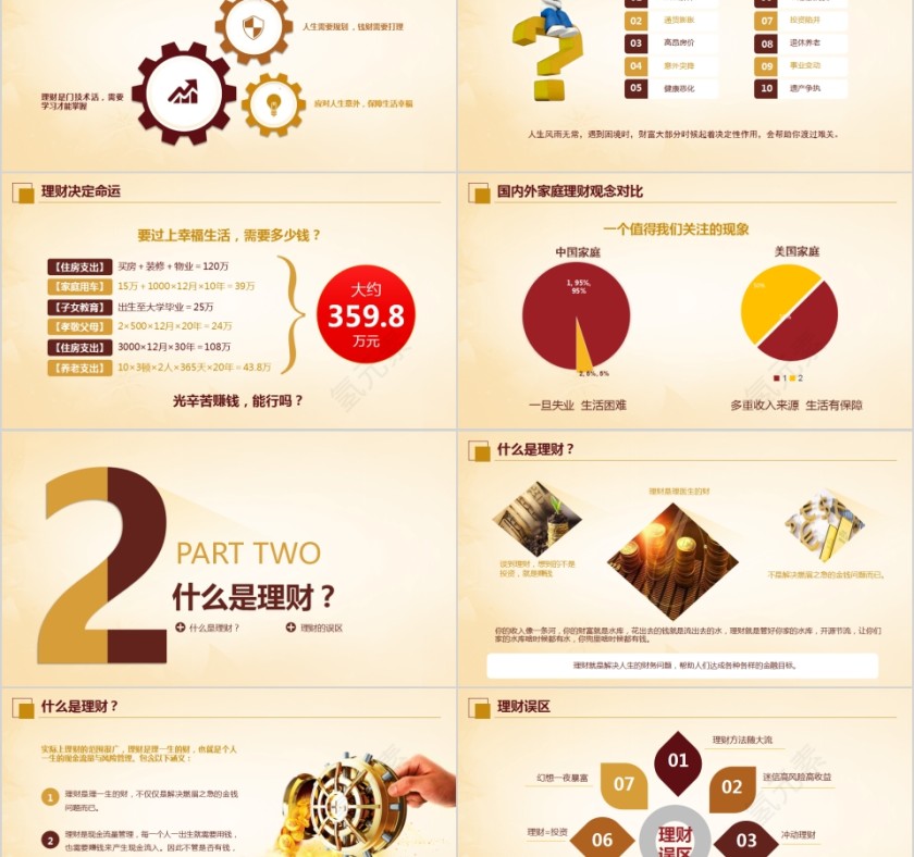 投资理财基础知识基金定投PPT模板第2张