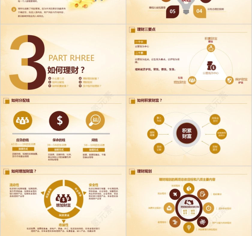 投资理财基础知识基金定投PPT模板第3张
