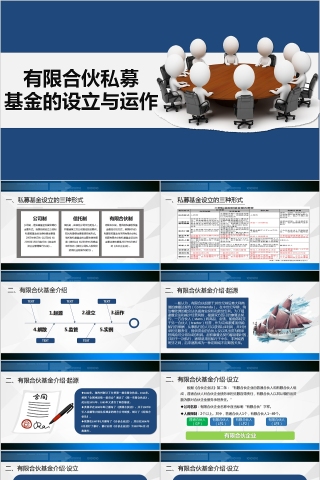 有限合伙私募基金的设立与运作PPT模板