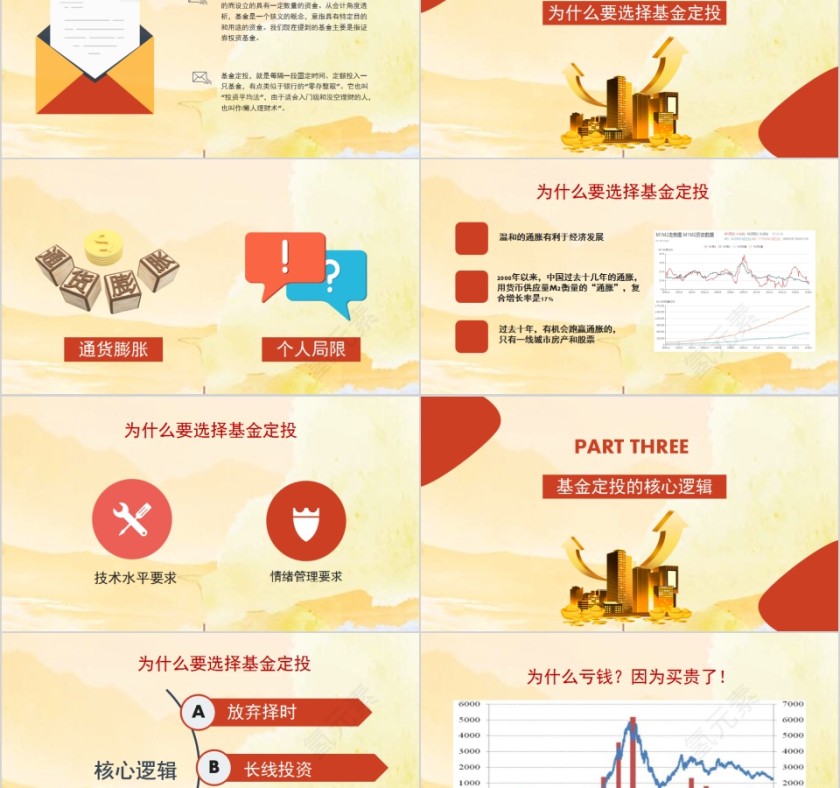 银行理财基金定投PPT模板第2张