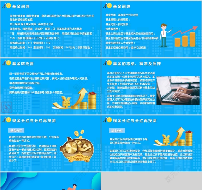 蓝色简约基金基础讲解PPT第4张