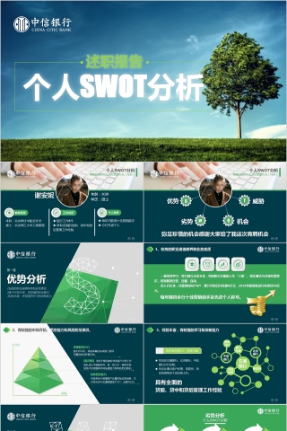 中信银行个人SWOT分析述职报告通用模板