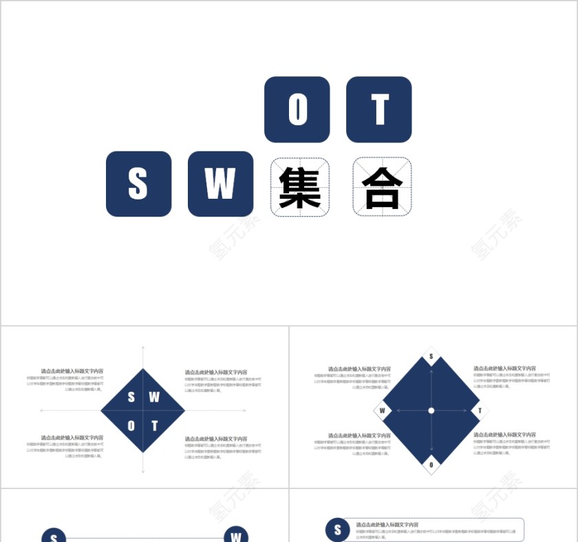 SWOT集合分析模板第1张