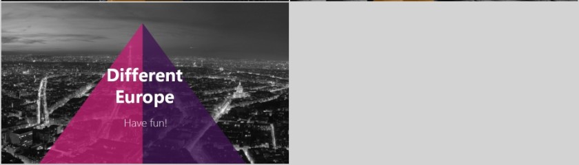 Different Europe海外旅游PPT模板第4张