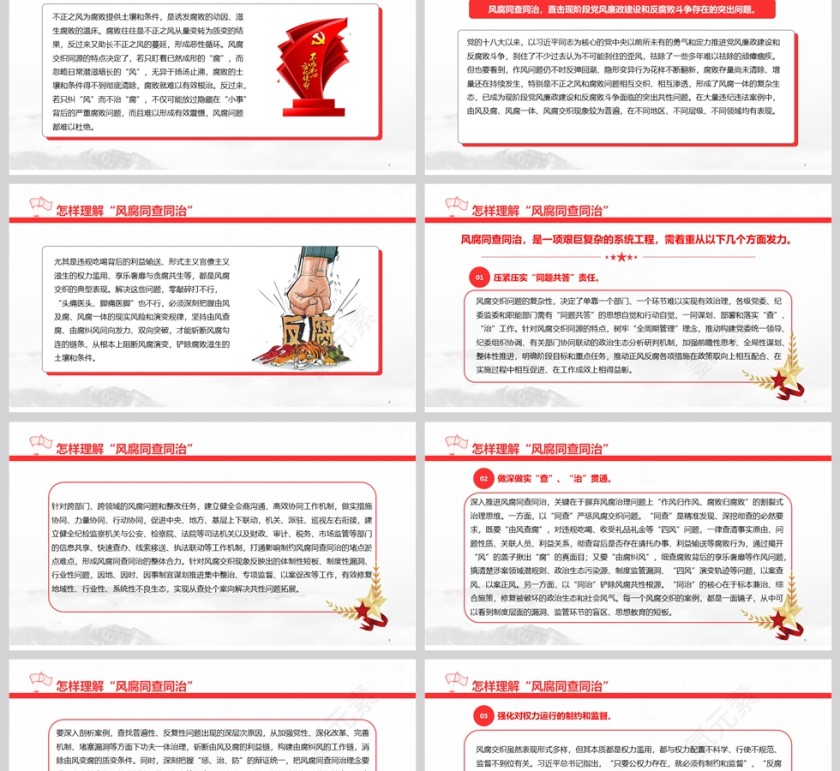 《怎样理解“风腐同查同治”》党课教育课件PPT第2张