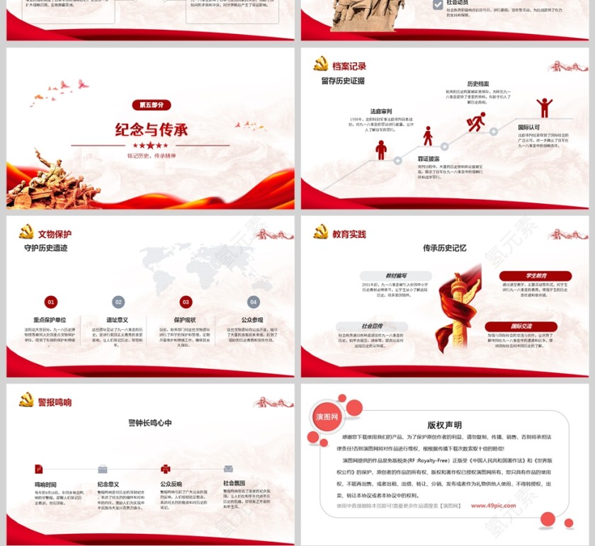 九一八勿忘国耻铭记历史党课学习教育PPT第4张