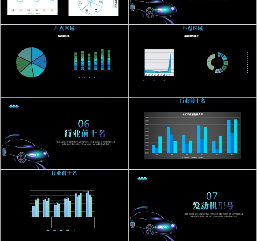 新能源汽车市场分析解读PPT模板第3张
