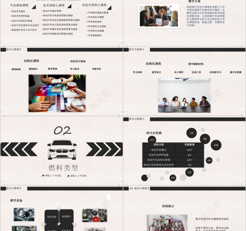 简约新能源汽车市场分析PPT模板第2张