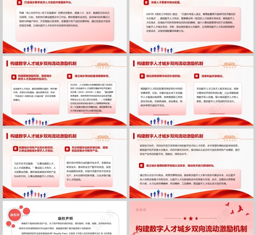 2025《构建数字人才城乡双向流动激励机制》党课学习ppt第2张