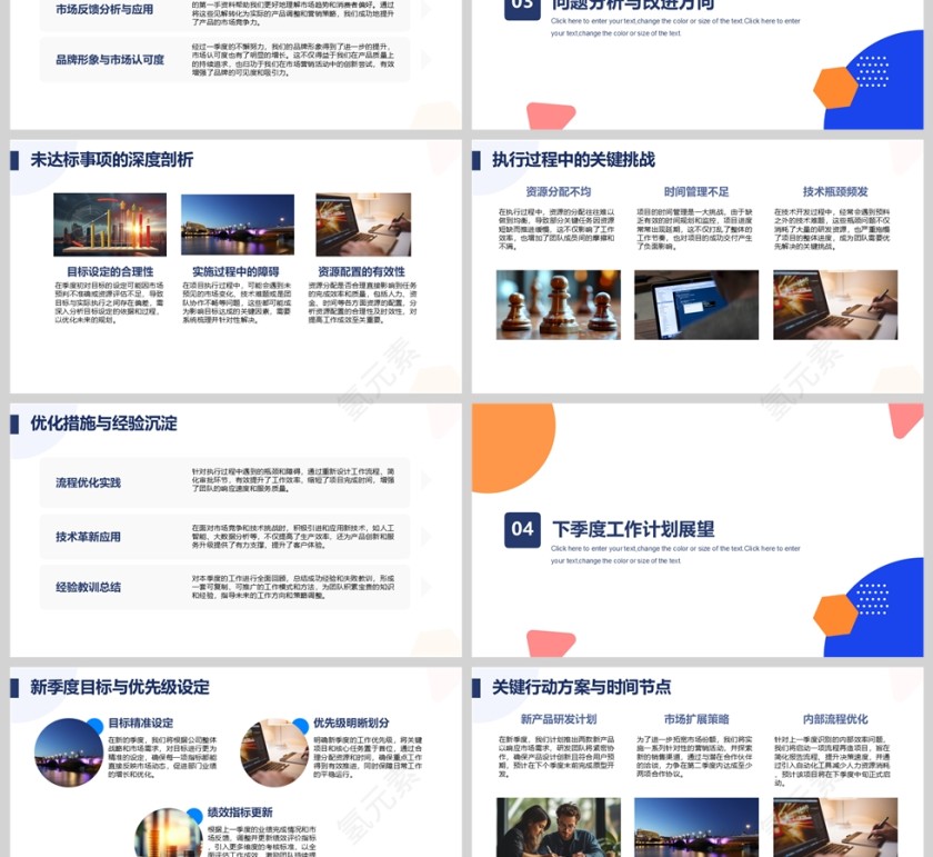 简约风2025第一季度工作汇报PPT模板第3张