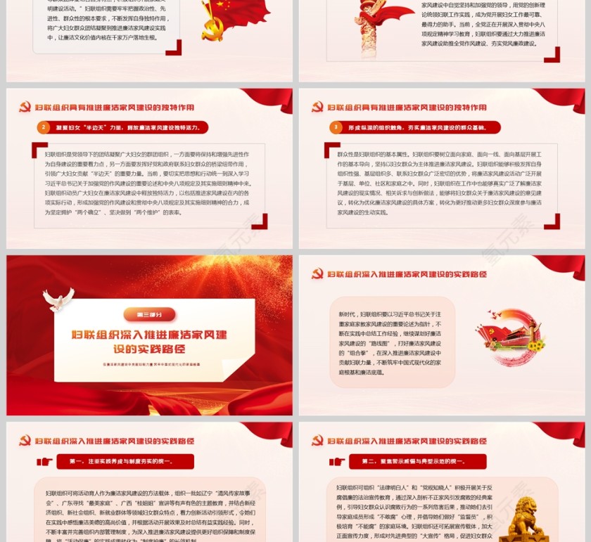 2025在廉洁家风建设中贡献妇联力量筑牢中国式现代化的家庭根基ppt第3张