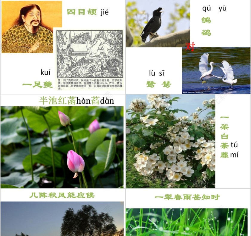 简约国学经典声律启蒙四支教育课件PPT第3张