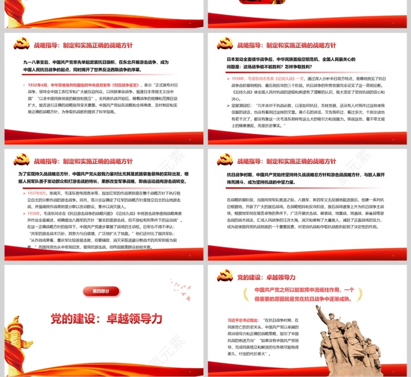 《中国共产党的中流砥柱作用是 中国人民抗日战争胜利的关键》课件PPT第4张