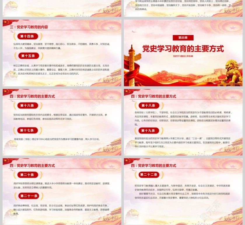 《党史学习教育工作条例》课件PPT第4张