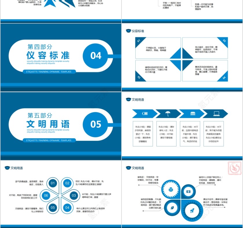 保安服务礼仪培训课件PPT第3张
