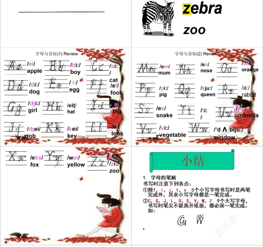 26个英语字母音标课件PPT第12张