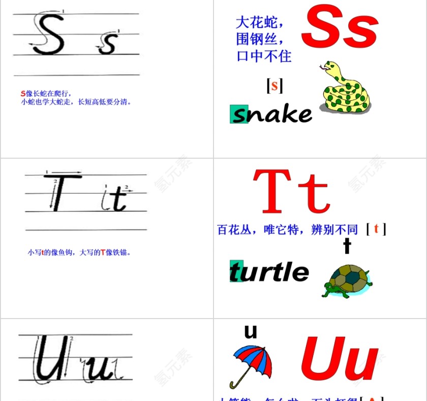 26个英语字母音标课件PPT第9张