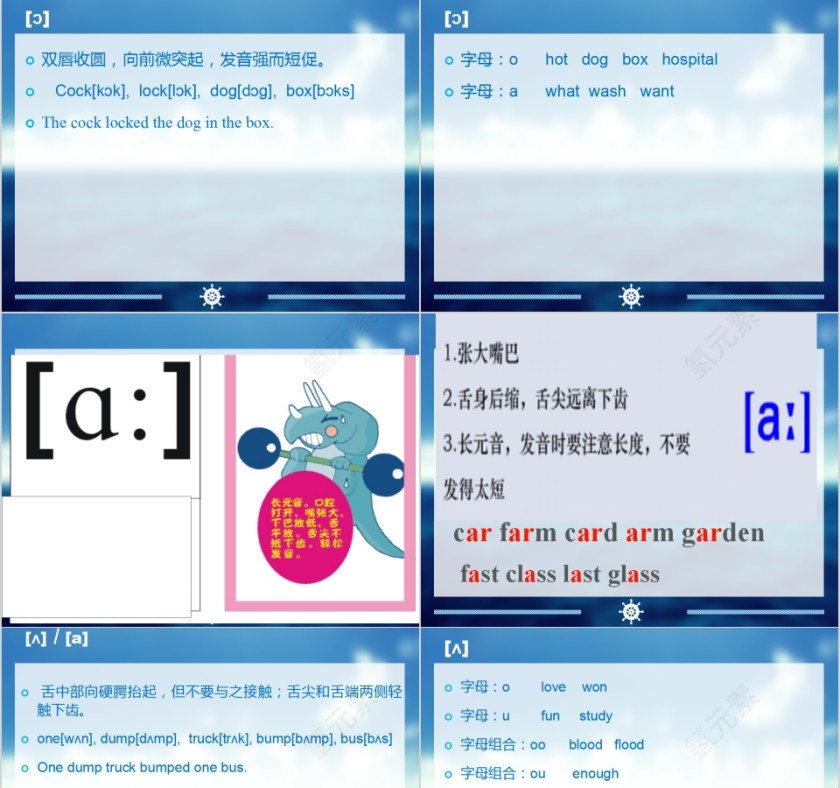 元音音标英语教学课件PPT第7张
