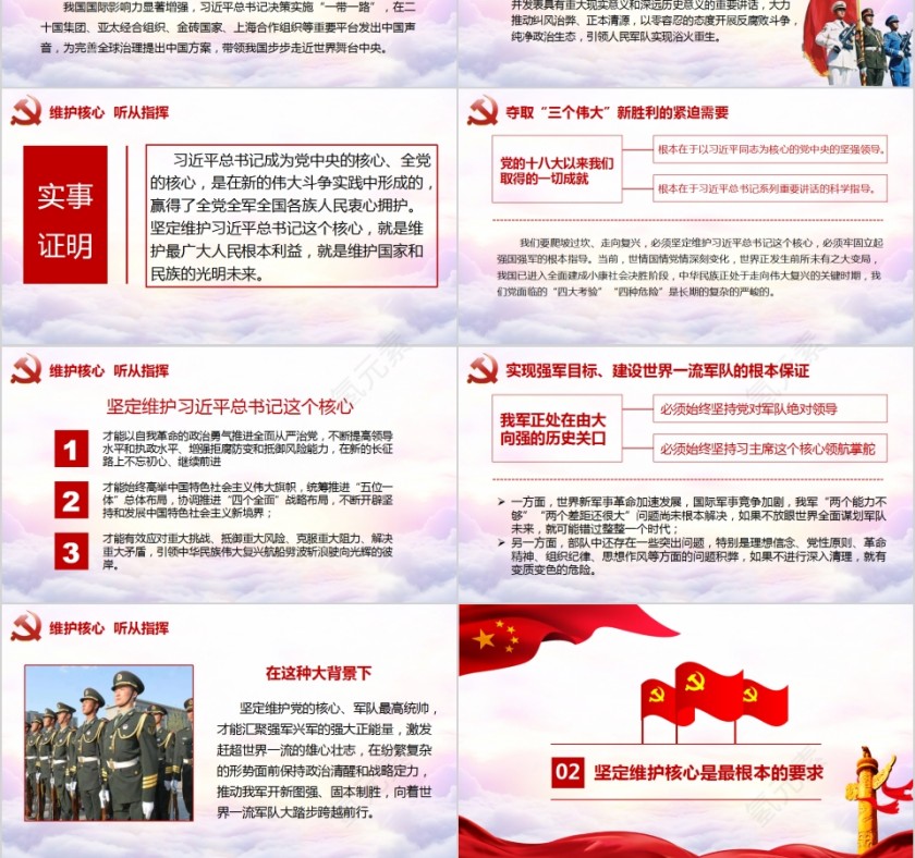 维护核心听从指挥推进“两学一做”常态化制度化PPT第3张