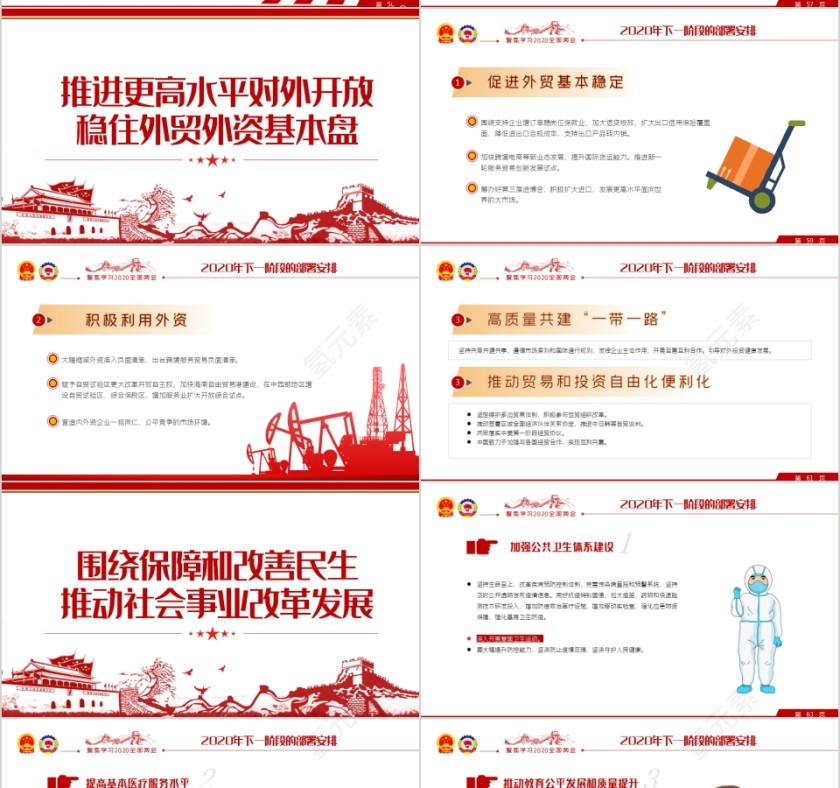 聚焦学习2020年全国两会政府工作报告PPT第10张