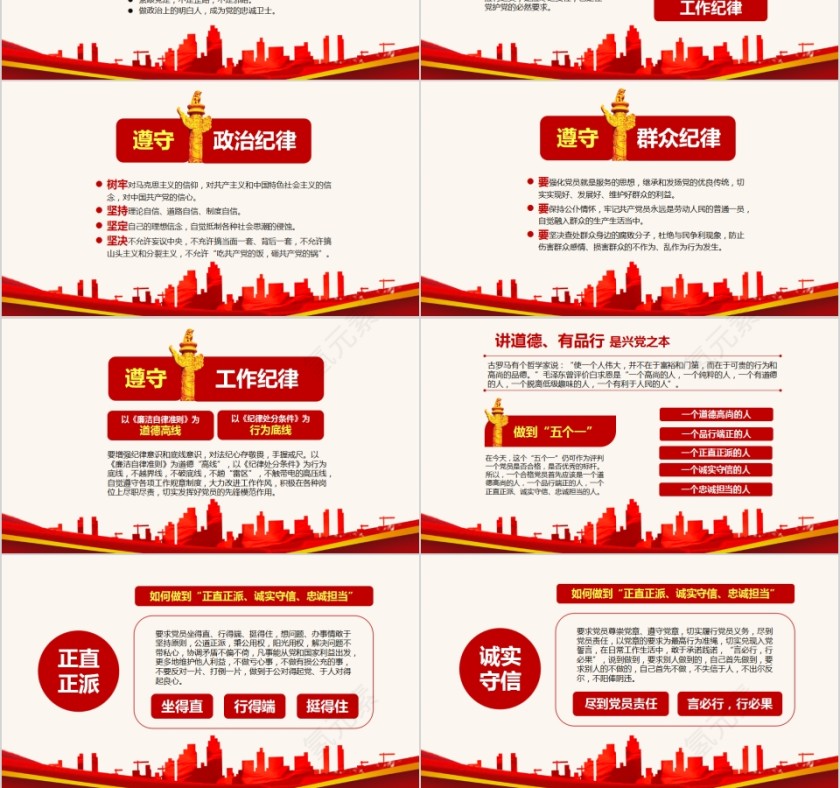 践行四讲四有做合格党员PPT第3张