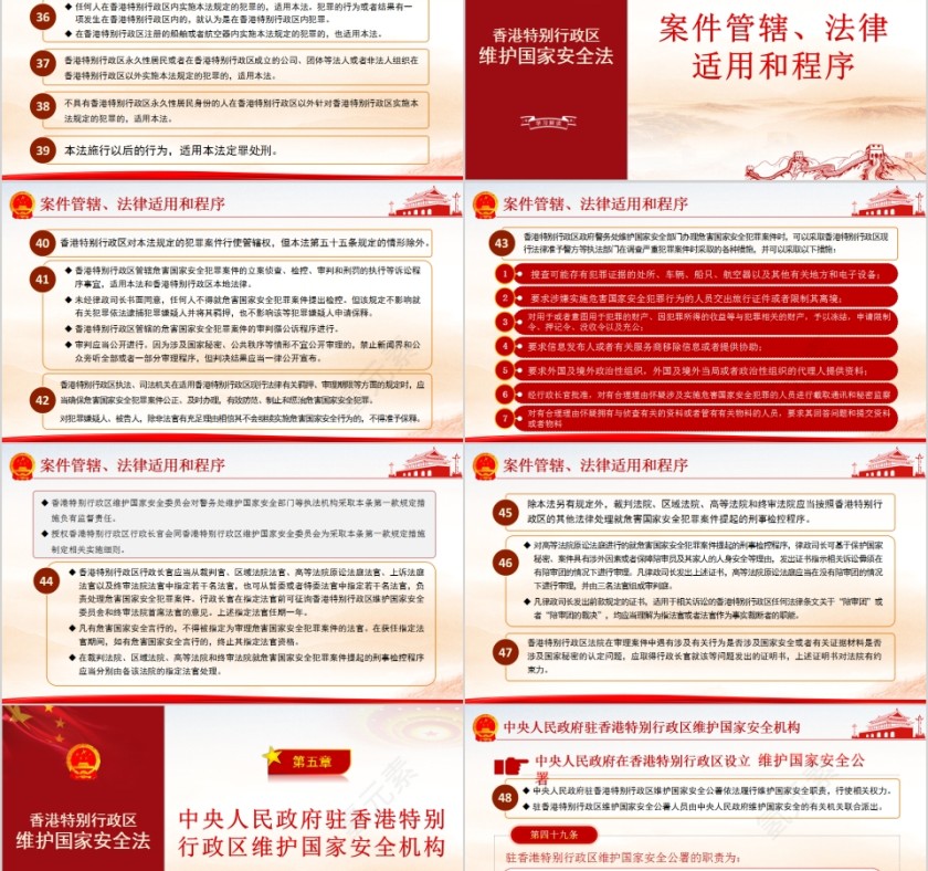 香港特别行政区维护国家安全法PPT第8张