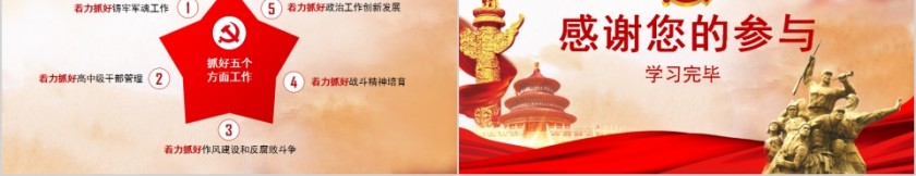 听党指挥能打胜仗古田会议90周年PPT第5张