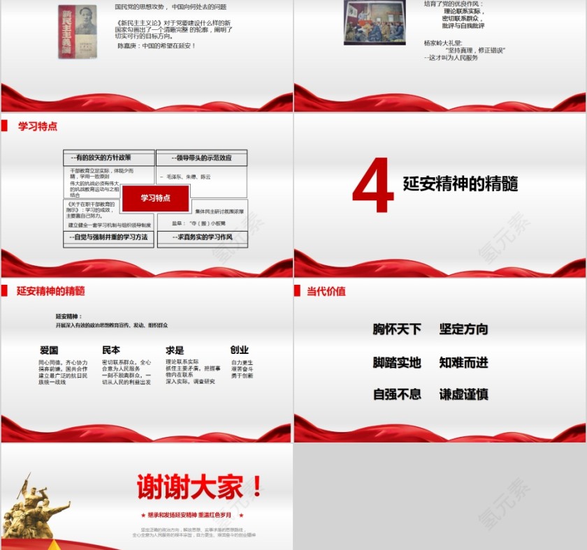 继承和发扬延安精神重温红色岁月PPT第5张