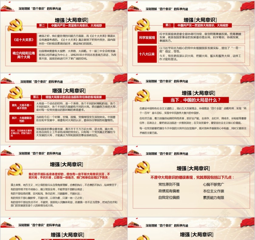 增强四个意识争做合格党员PPT第4张