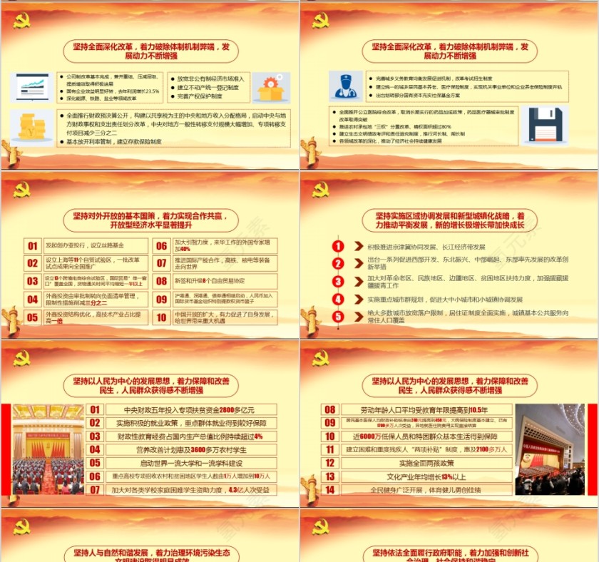 聚焦全国两会奋进新时代筑梦新征程PPT第4张