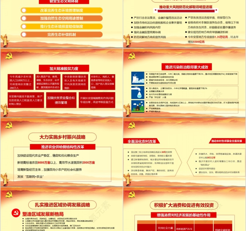 聚焦全国两会奋进新时代筑梦新征程PPT第8张