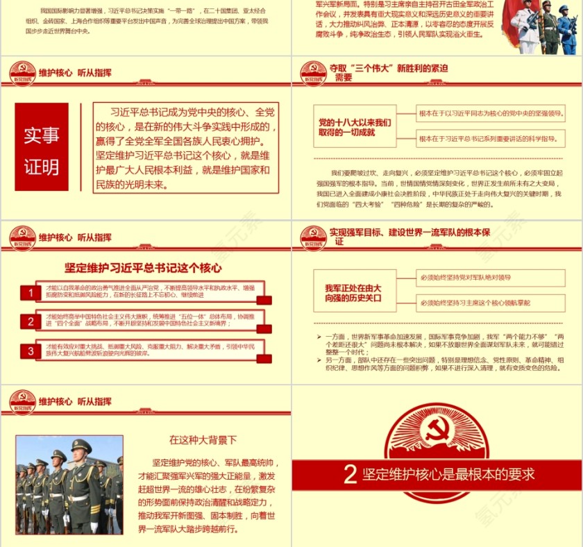 维护核心听从指挥推进“两学一做”常态化制度化PPT第3张