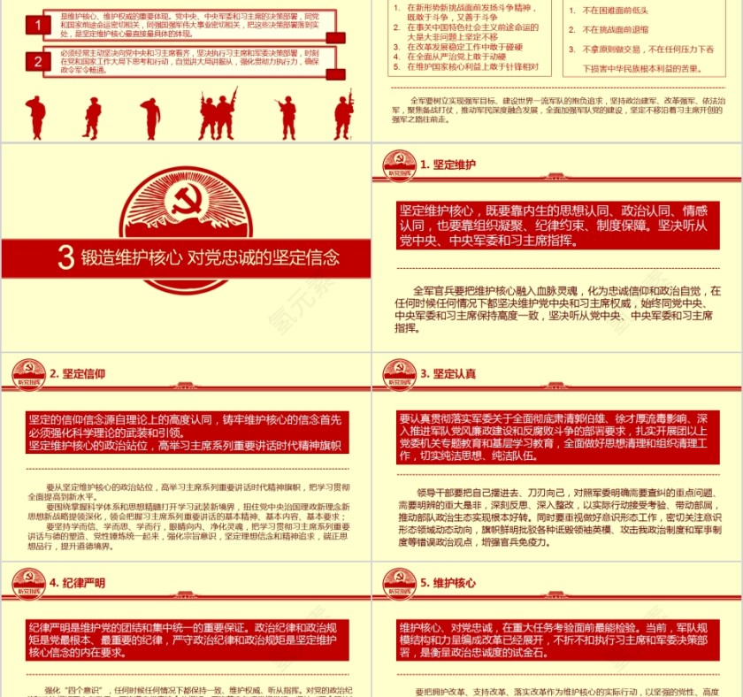 维护核心听从指挥推进“两学一做”常态化制度化PPT第5张