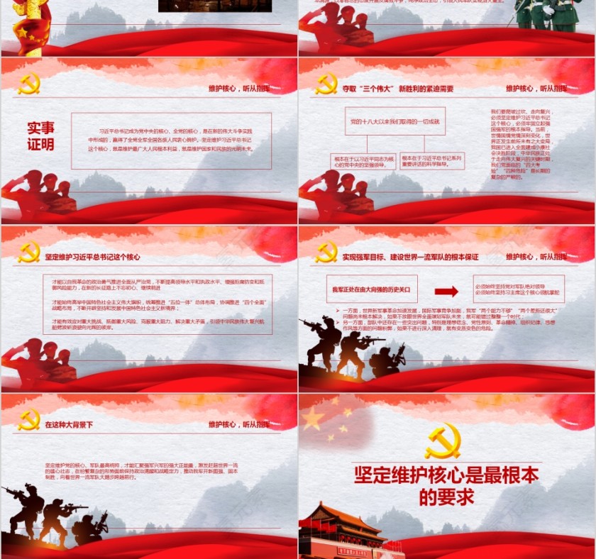 维护核心听从指挥推进“两学一做”常态化制度化PPT第3张