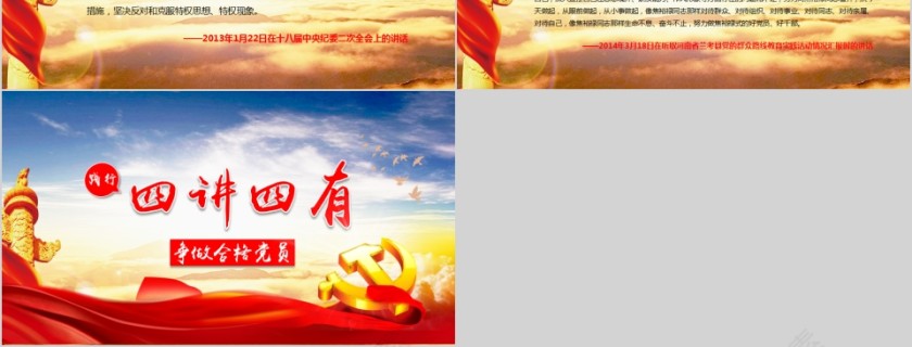 践行四讲四有做合格党员PPT第6张
