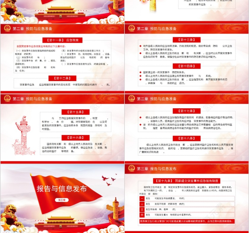 国务院令突发公共卫生事件应急条例PPT第3张