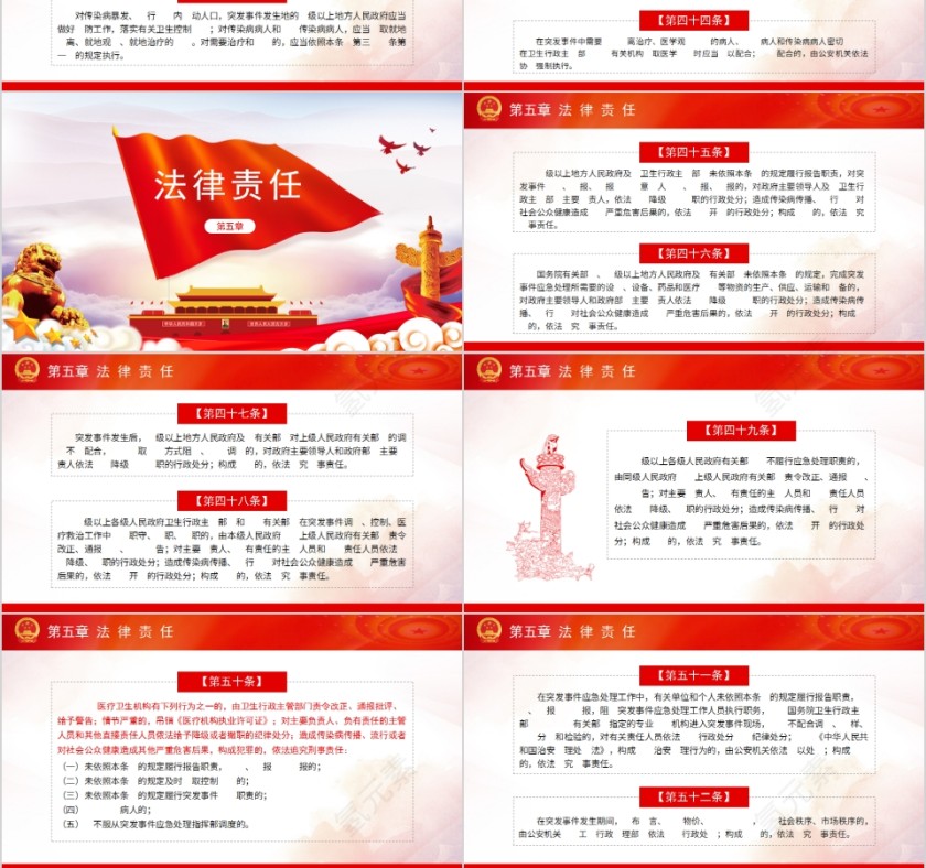 国务院令突发公共卫生事件应急条例PPT第6张