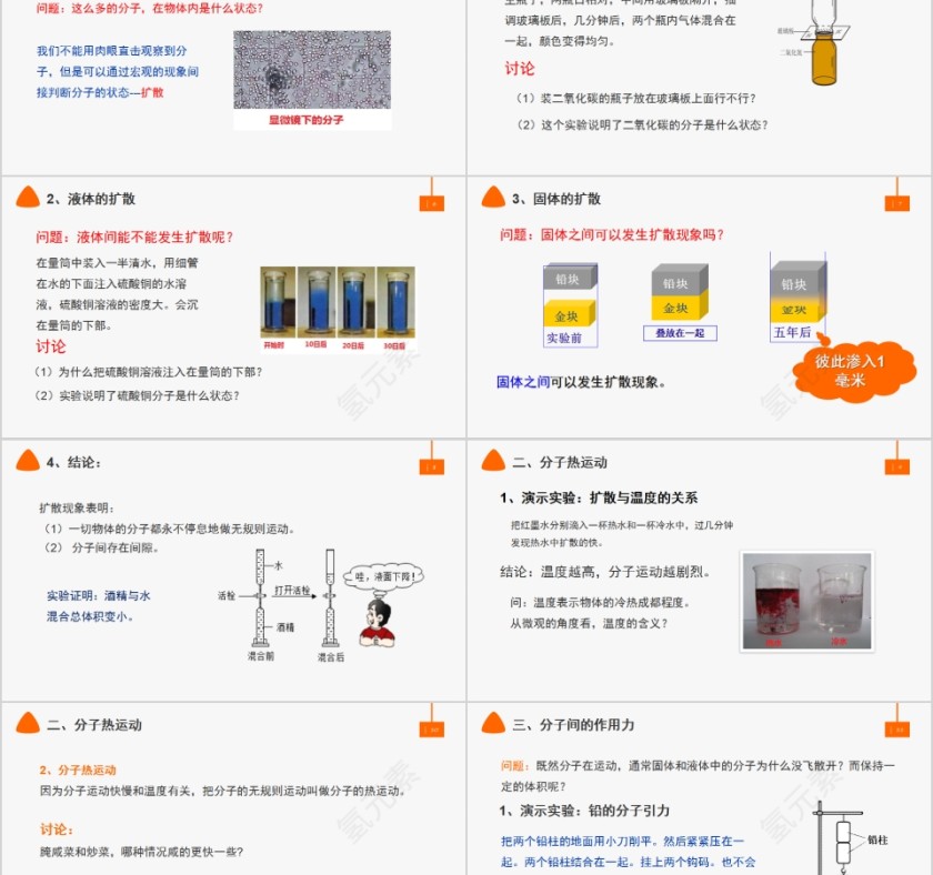 《分子热运动》人教版九年级物理PPT课件第2张