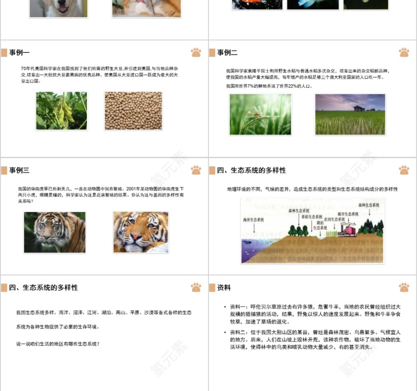 《认识生物的多样性》人教版八年级生物上册PPT课件第3张