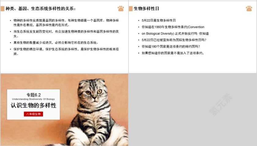 《认识生物的多样性》人教版八年级生物上册PPT课件第4张