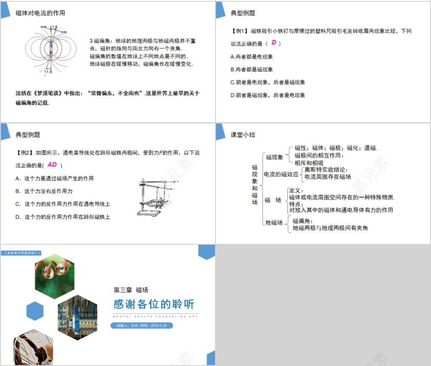 《磁现象和磁场》人教版高中物理选修3-1PPT课件第4张
