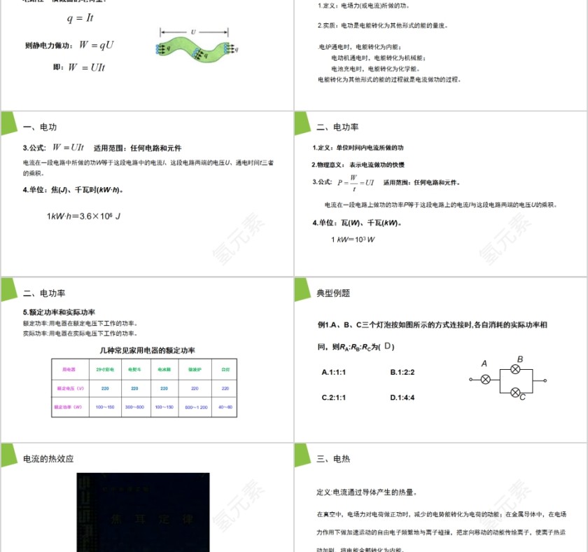 《焦耳定律》人教版高中物理选修3-1PPT课件第2张