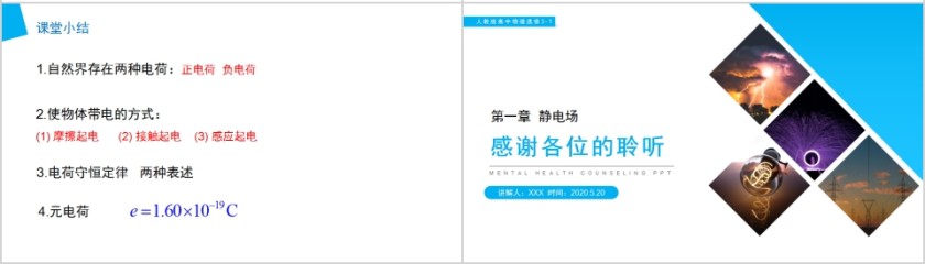 《电荷及其守恒定律》人教版高中物理选修3-1PPT课件第4张